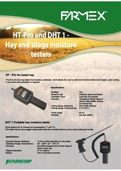 hay moisture meter pakistan|Farmex HT.